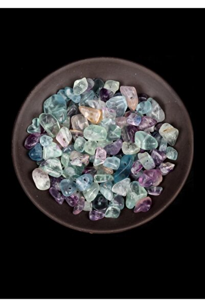 platin hediyelik 50 جرام من حجر الفلوريت الطبيعي المكسور