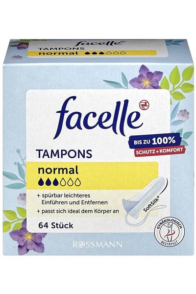 Facelle عازلة عادية 64 قطعة