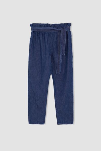 DeFacto Pantaloni pentru fete Carrot Fit cu cinci buzunare