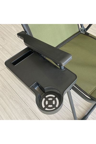bimbambom Chair Cup Holder, Camping Chair Rectangular Side Table Holder