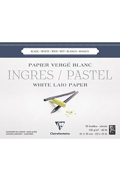 Clairefontaine Ingres Pastel Block 24x30 25 Make130gr - 96482c