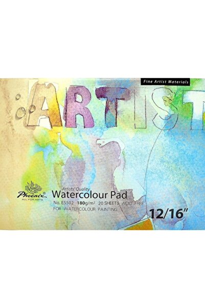 Phoenix Eskiz Sketch Kara Kalem, Pastel, Guaj Ve Sulu Boya Defteri - 180 Gr. - 30x40cm - 20 Yaprak