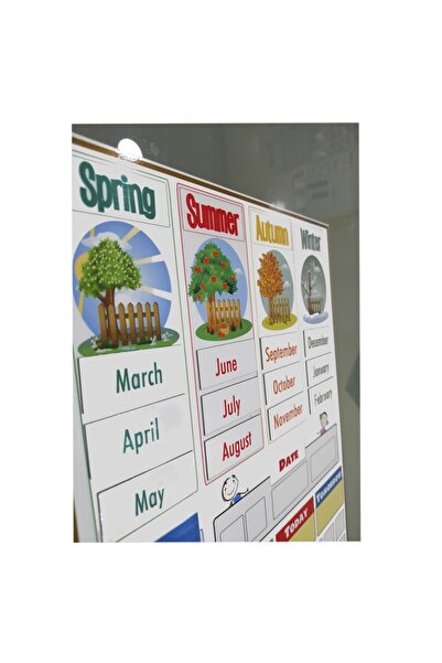 Green Class Mıknatıslı Çocuk Takvimi-ingilizce