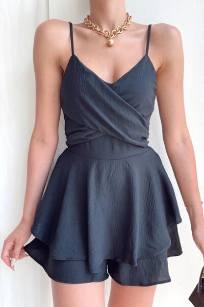 Özel Tasarım Tulum Elbise Şort Elbise Askılı Elbise Yeni Sezon Elbise Şortlu Tulum 10257