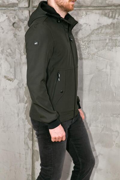 Keep Out 4501 Erkek Kapüşonlu Outdoor Naylon Mont