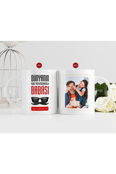 Bk Gift Kişiye Özel Babalar Günü Hediyesi Fotoğraflı Kupa Bardak-51