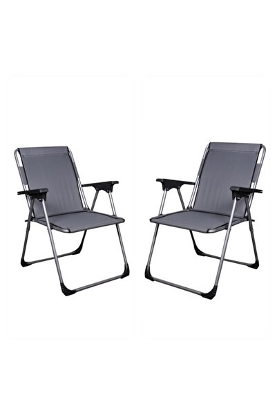 ALİN METAL 2''li Katlanır Lüks Kamp Ve Piknik Sandalyesi