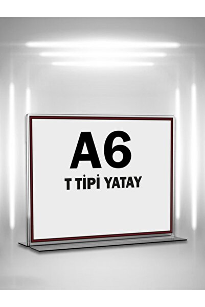 Generic Brand Suport pentru folie tip T A6 din plexiglas - Suport vertical pe...