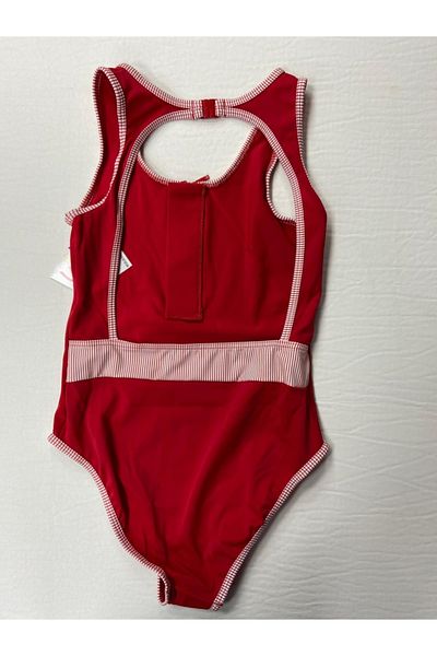 Kom Striped Girl's Swimsuit