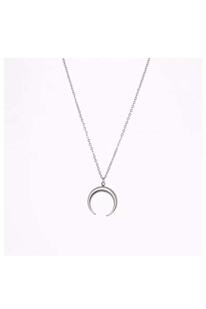 TakıConcept Unisex Zincir Hilal Kolye