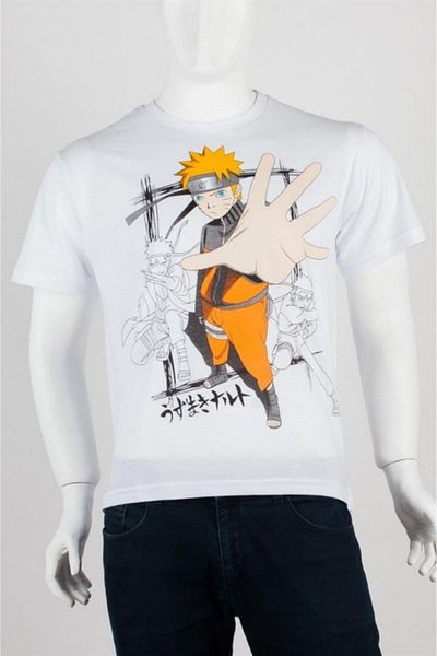 Dünyadan Hediyeler Tricou Naruto Uzumaki unisex din bumbac, cu croiala normala, mare