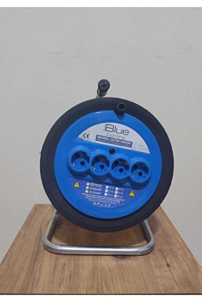 Blue Seyyar Makaralı Uzatma Kablo Boş Makara