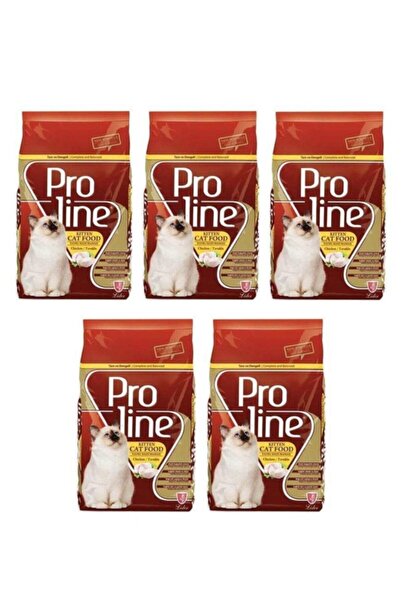Proline Kitten Tavuklu Yavru Kedi Maması 5 X 400 gr