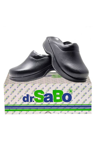 DR SABO شبشب سابو لتقويم العظام للنساء باللون الأسود