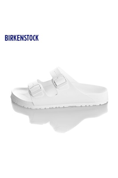 Birkenstock White Men's Slippers 129441 Arizona Eva White