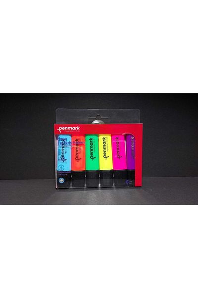 penmark 6 Colors Highlighter Vibrant Colors