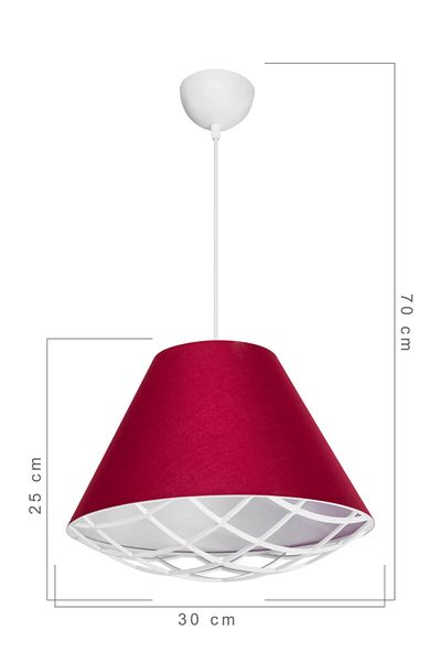 Tuğbasan Red Ayda Pendant Lamp