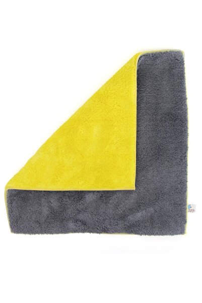 SİLVER HOME Mikrofiber Çift Taraflı Süper Soft Araç Kurulama Bezi 40x40cm