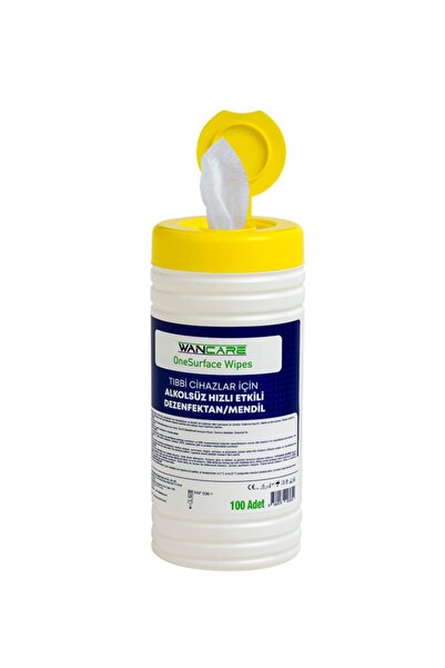 Wancare Onesurface Wipes Tıbbi Cihazlar İçin Alkolsüz Hızlı Etkili Dezenfekta...