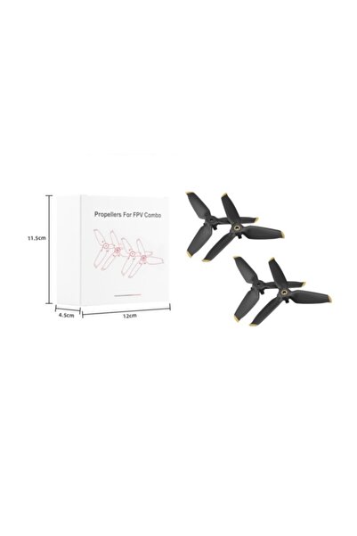 power motorlu araclar Fpv Pervane 1 Takım Fpv 1 Takım Pervane - Sarı