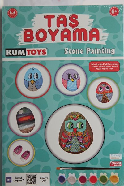 mAESGO ; Taş Boyama Etkinlik Seti Stone Painting Set Akıl Ve Zeka Oyunu