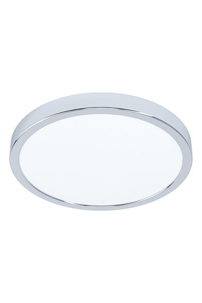 Eglo 99266 "Fueva 5" سقف من الفولاذ المصبوب بلون الكروم - IP44 Led Max: إضاءة داخلية 20.5 وات