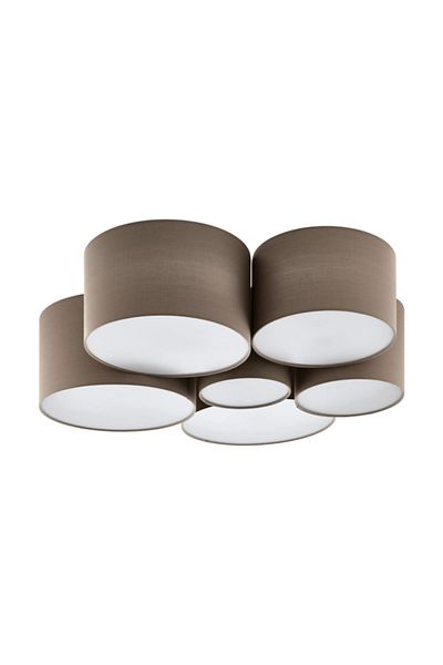 Eglo 98409 Indoor " Pastore 1 " White Color Cast Steel Ceiling Lighting Ip20 E27 Max: 6X40W Diameter
