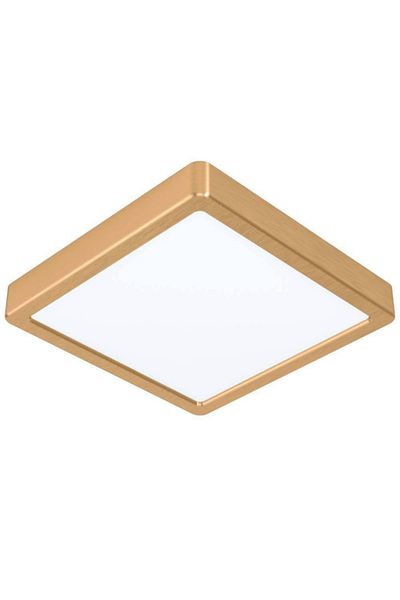 Eglo 900183   Indoor " Fueva 5 " Brushed Brass Color Cast Steel Led Surface Mounted Ceiling Lamp Ip2