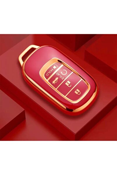 AYZ GARAGE Honda (carcasă nouă) Material TPU Husă roșie pentru chei