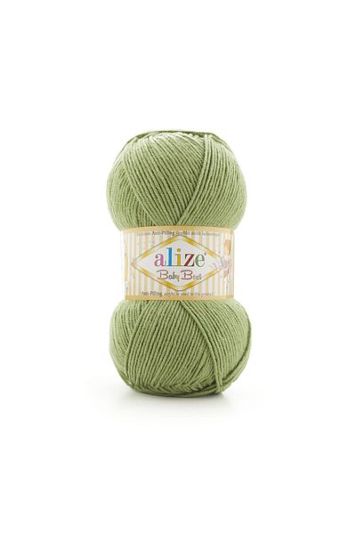 Alize Baby Best Hand Knitting Yarn 5 Τεμάχια 100 Gram 485 Πράσινο