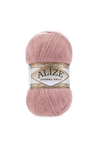 Alize Angora Gold Hand Knitting Yarn (Συσκευασία 5) - 144-σκούρα πούδρα