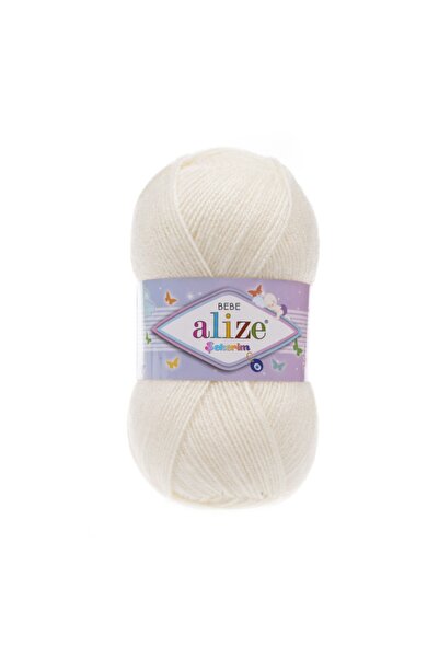 Alize 62-Light Cream Candy Baby Hand Knitting Lanyard Containing 5 Pack