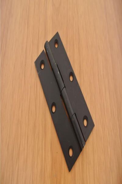 Azm Hırdavat Yaprak Menteşe Alüminyum Menteşe Siyah 8 X 1.5 Cm