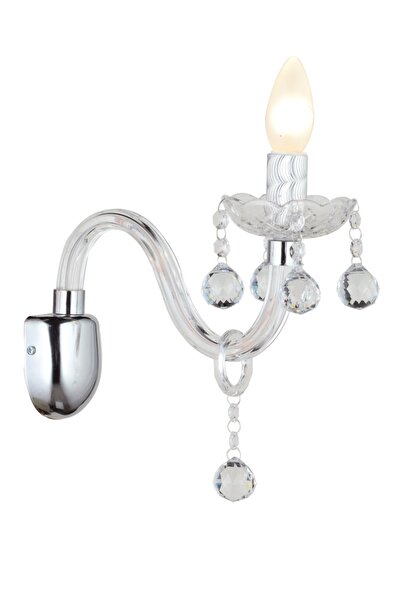 İstanbul Avize Almira Single Transparent Sconce