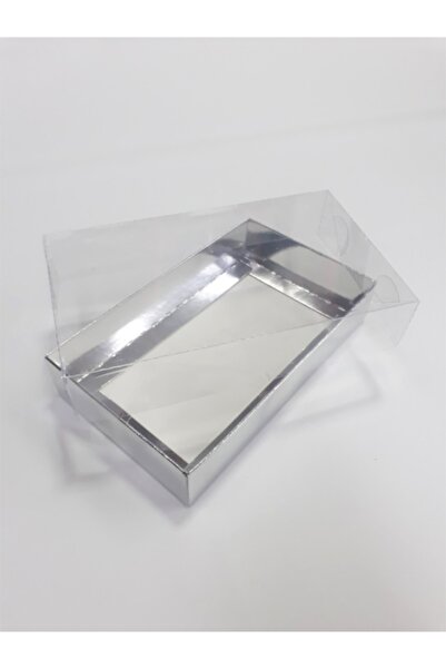 kadir kutu 20x10x3 Asetatlı Gümüş Kutu 10’lu