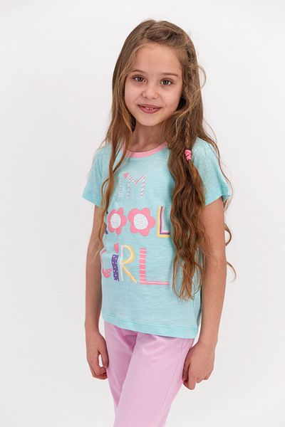 ROLY POLY Rolypoly Cool Girl Nile Green Girl's Bermuda Set