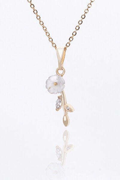 Sortie Aksesuar Italyan Tasarım Zirkon Taşlı Yaprak Figürlü Manolya Çiçek Kol...