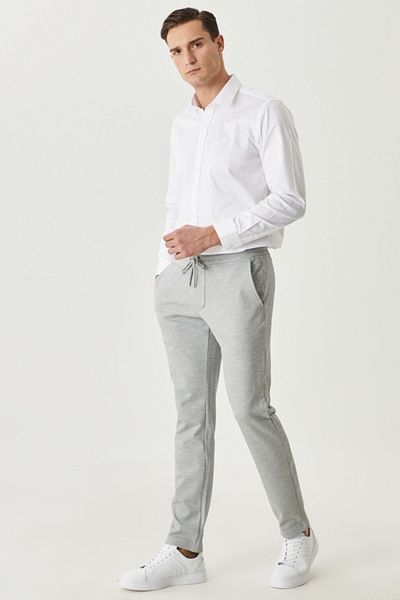 AC&Co / Altınyıldız Classics Hose - Grau - Slim