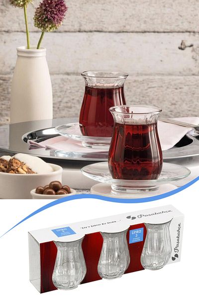 Kazanabil 3 Paşabahçe Linka Tea Cups
