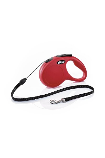 Flexi New Classic İp Otomatik Gezdirme Tasması s 5 m Kırmızı