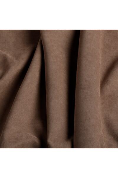 benimol Koyu Vizon Çok Amaçlı Dokuma Petek Döşemelik Düz Kumaş
