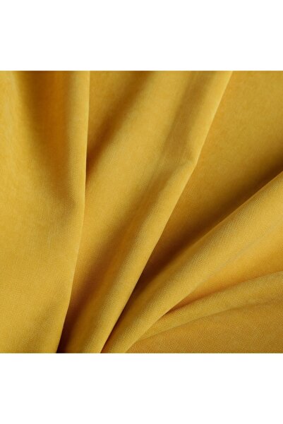 benimol Sarı Çok Amaçlı Dokuma Petek Döşemelik Düz Kumaş