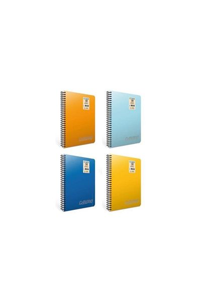 Gıpta دفتر ملاحظات حلزوني كرومو غطاء بلاستيك مربعات 60 Yp A4 1979