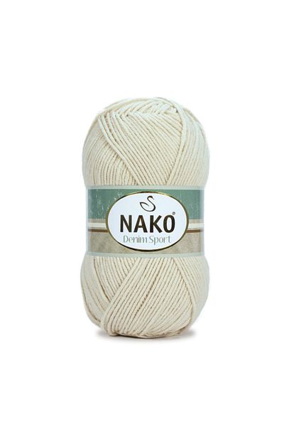 NAKO Denim Sport 1689 - Σκούρο Κρεμ Πλεκτό Σχοινί