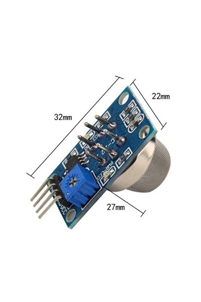 Genel Markalar Mq-2 Gaz Sensör Modülü Yanıcı Gaz Lpg Ve Duman Algılaycı 300-10000ppm Mq2 Bütan Propan Sigara Alarm