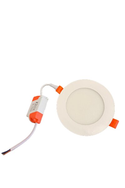 Ed-Son Edson 6 Watt Sıva Altı Slim Yuvarlak Panel Led Armatür Beyaz Işık Ed-1138