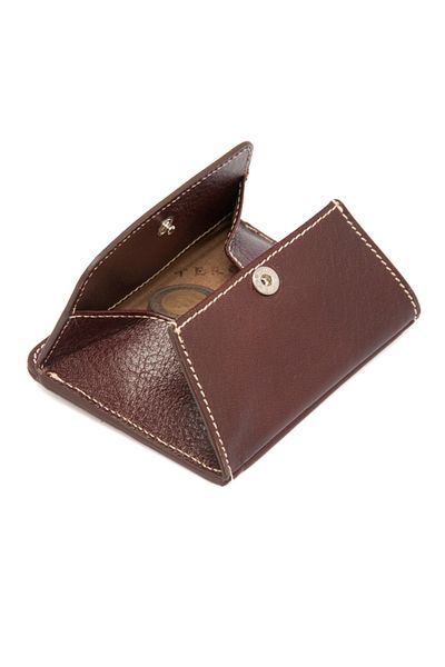 Tergan Tan Leather Unisex Card Holder 01581a99