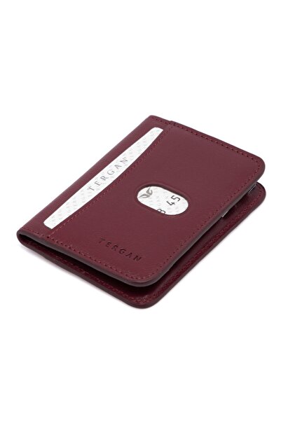 Tergan Bordo Unisex Kredi Kartlık 01640k16