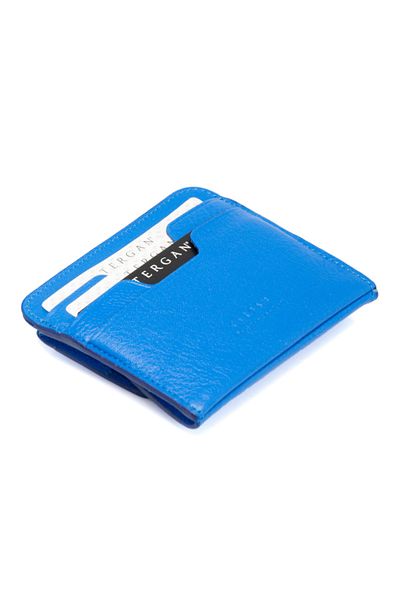 Tergan Μπλε Δερμάτινη Κάρτα Unisex 01581k1e