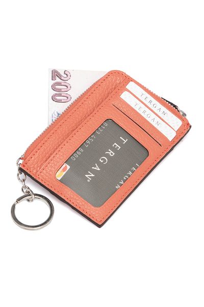 Tergan Pomegranate Leather Unisex Credit Card Holder 00265s2a
